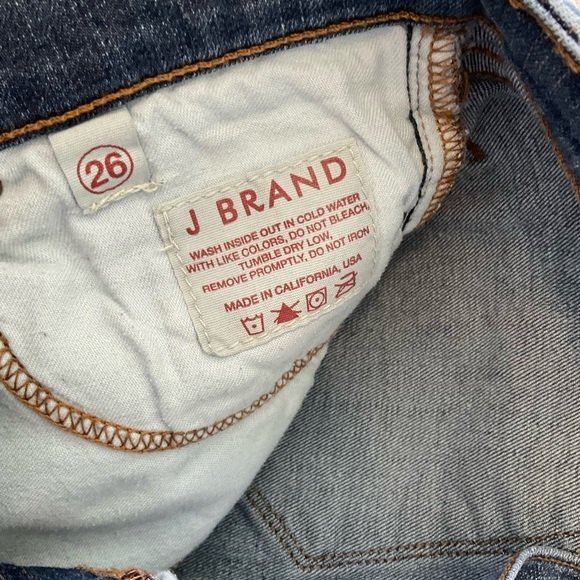 J Brand Skinny Leg Jeans in Vivid Medium Wash Women's Size 26 No Distressing - Picture 7 of 8